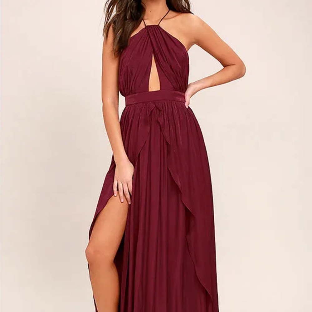 Lulus On my Own maxi dress
